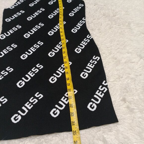 Guess Women’s Black and White Logo Dress Size XL - Picture 5 of 10